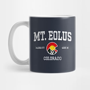 Mount Eolus Colorado 14ers Vintage Athletic Mountains Mug